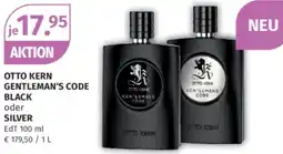Müller OTTO KERN GENTLEMAN'S CODE BLACK oder SILVER EdT Angebot
