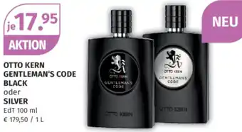 Müller OTTO KERN GENTLEMAN'S CODE BLACK oder SILVER EdT Angebot