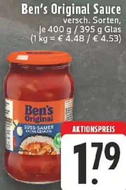 Edeka Ben's Original Sauce Angebot