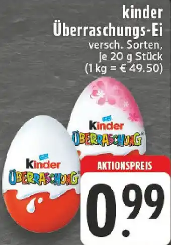 Edeka kinder Überraschungs-Ei Angebot