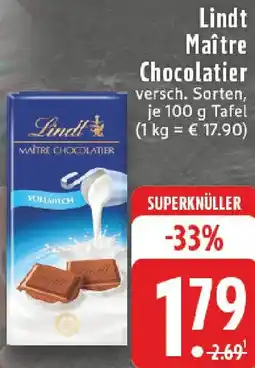 Edeka Lindt Maître Chocolatier Angebot