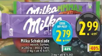 Edeka Milka Schokolade Angebot