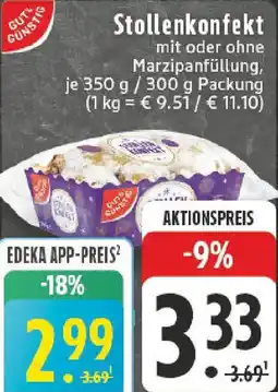 Edeka Gut & Günstig Stollenkonfekt Angebot