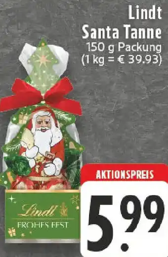 Edeka Lindt Santa Tanne Angebot