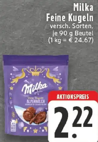 Edeka Milka Feine Kugeln Angebot