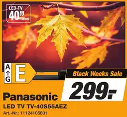 Expert Technomarkt Panasonic LED TV TV-40S55AEZ Angebot