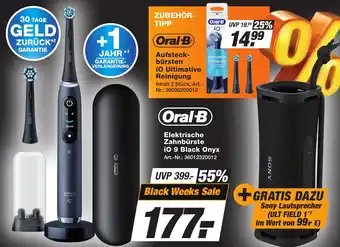 Expert Technomarkt Oral-B Elektrische Zahnbürste iO 9 Black Onyx Angebot