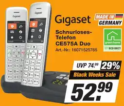 Expert Technomarkt Gigaset Schnurloses Telefon CE575A Duo Angebot