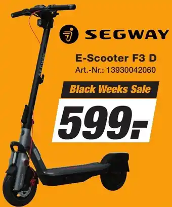 Expert Technomarkt SEGWAY E-Scooter F3 D Angebot