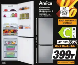 Expert Technomarkt Amica Kühl-Gefrier Kombination KGCN 388 144 E Angebot