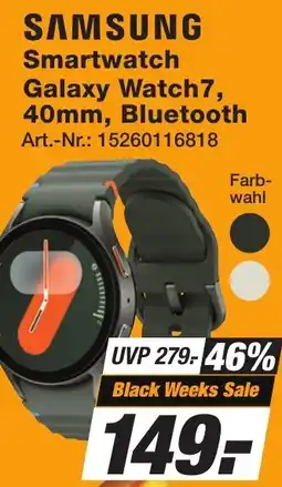 Expert Technomarkt SAMSUNG Smartwatch Galaxy Watch7, 40mm, Bluetooth Angebot