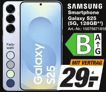 Expert Technomarkt SAMSUNG Smartphone Galaxy S25 (5G, 128GB) Angebot