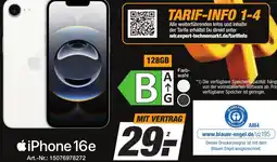 Expert Technomarkt iPhone 16e Angebot
