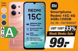 Expert Technomarkt Smartphone Redmi 15C 4G 4GB+128GB Angebot