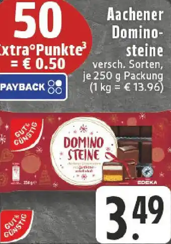 Edeka Gut & Günstig Aachener Dominosteine Angebot
