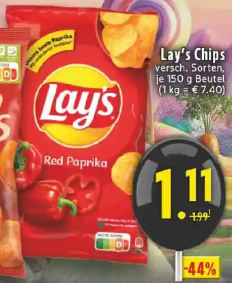 Edeka Lay's Chips Angebot