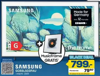 Euronics Berlet SAMSUNG GQ55LS03FAU Angebot