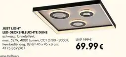 Hardeck Just light led-deckenleuchte dune Angebot