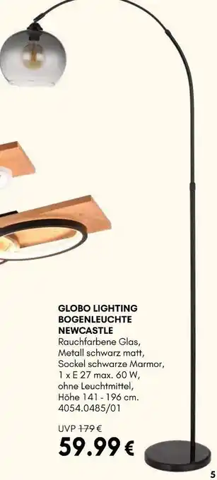 Hardeck Globo lighting bogenleuchte newcastle Angebot