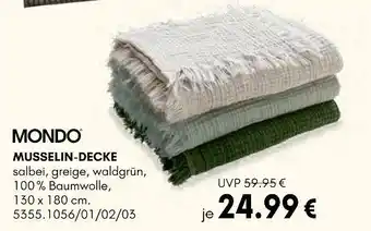 Hardeck Mondo musselin-decke Angebot