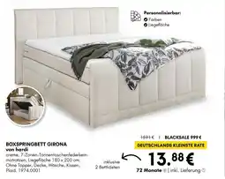 Hardeck Boxspringbett girona von hardi Angebot