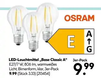 Hellweg Osram led-leuchtmittel base classic a Angebot