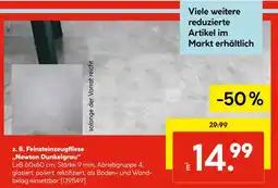 Hellweg Feinsteinzeugfliese newton dunkelgrau Angebot