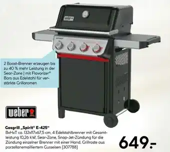 Hellweg Weber gasgrill spirit e-425 Angebot