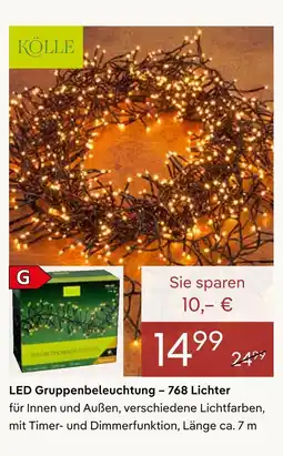 Pflanzen Kölle Kölle led gruppenbeleuchtung – 768 lichter Angebot
