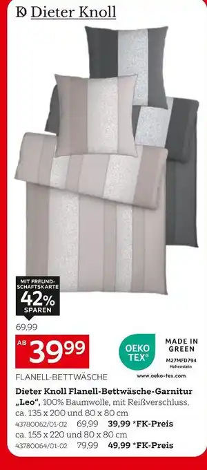 XXXLutz Dieter knoll flanell-bettwäsche-garnitur „leo“ Angebot