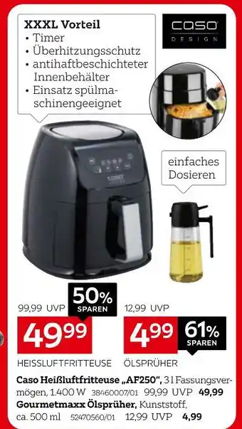 XXXLutz Caso heißluftfritteuse „af250“ Angebot