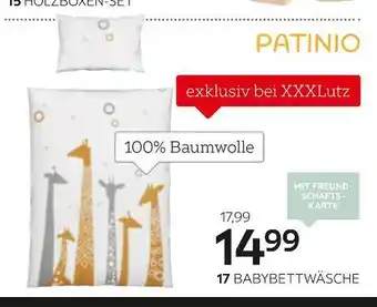 XXXLutz Patinio babybettwäsche „giraffe“ Angebot