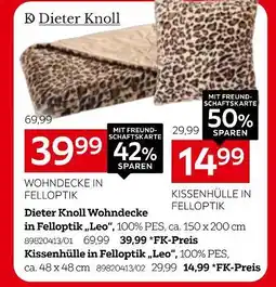 XXXLutz Dieter knoll wohndecke in felloptik „leo“ Angebot