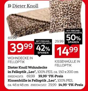 XXXLutz Dieter knoll wohndecke in felloptik „leo“ Angebot