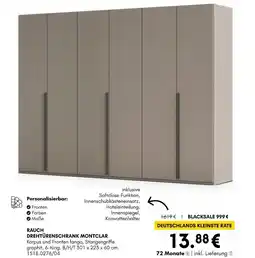 Hardeck Rauch drehtürenschrank montclar Angebot
