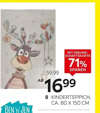 XXXLutz Ben‘n‘jen kinderteppich „elk“ Angebot