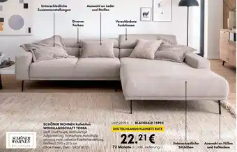 Hardeck Schöner wohnen kollektion wohnlandschaft tossa Angebot