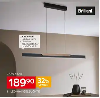 XXXLutz Brilliant led-hängeleuchte „arcus“ Angebot