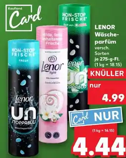 Kaufland Lenor wäscheparfüm non-stop frische fresh Angebot
