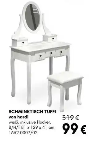 Hardeck Von hardi schminktisch tuffi Angebot