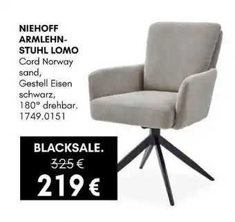 Hardeck Niehoff armlehnstuhl lomo Angebot
