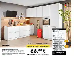 Hardeck Impressa einbauküche uno Angebot