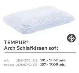 XXXLutz Tempur arch schlafkissen soft Angebot
