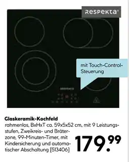 Hellweg Respekta glaskeramik-kochfeld Angebot