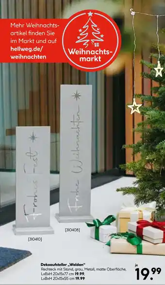 Hellweg Dekoaufsteller 'waldan' Angebot