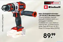 Hellweg Einhell akku-schlagbohrschrauber tp-cd 18 li-i brushless-solo Angebot