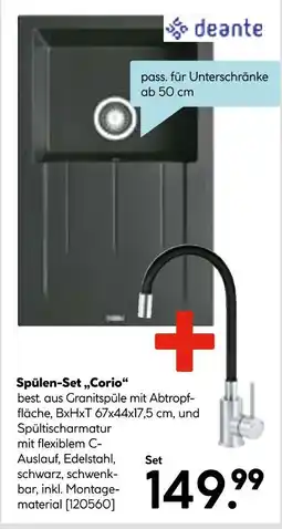 Hellweg Deante spülen-set 'corio' Angebot