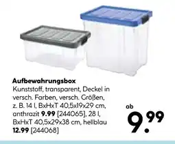 Hellweg Aufbewahrungsbox Angebot