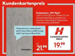 Hellweg Designboden „spc rigid“ Angebot