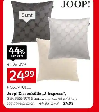XXXLutz Joop! kissenhülle „j-impress“ Angebot